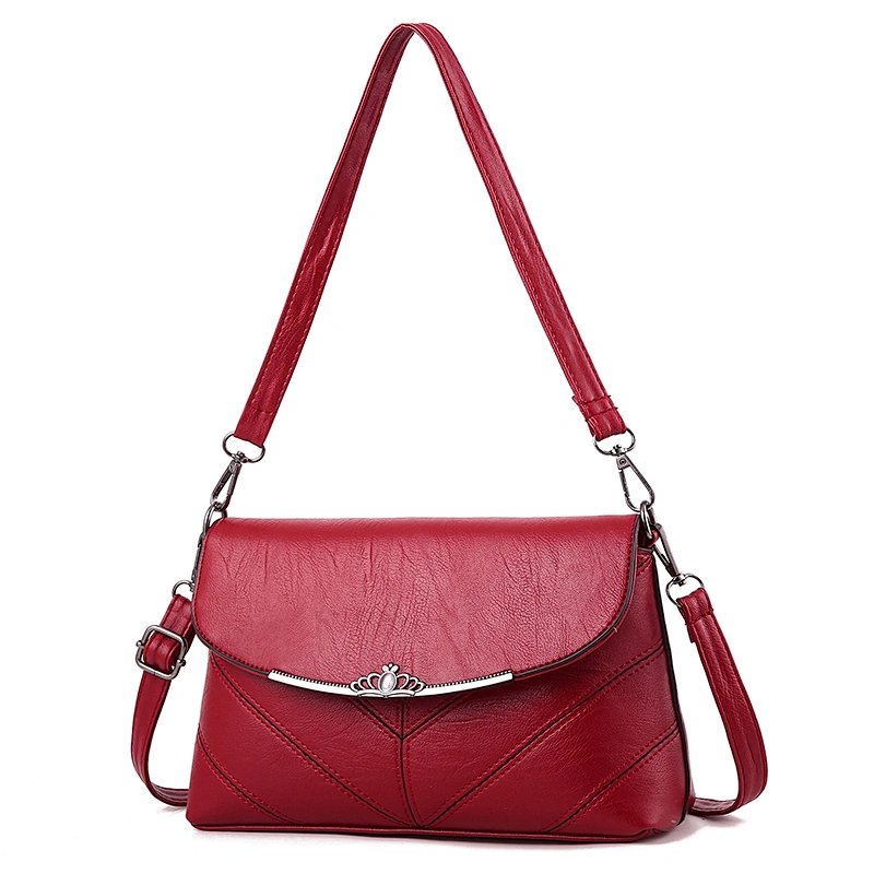 Girls ladies cheap high quality elegance small candy color shoulder zip handbag from china