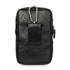 Phone Magnetic waist Belt Pouch Zipper  For Universal 6.5 inch Mobile Phones