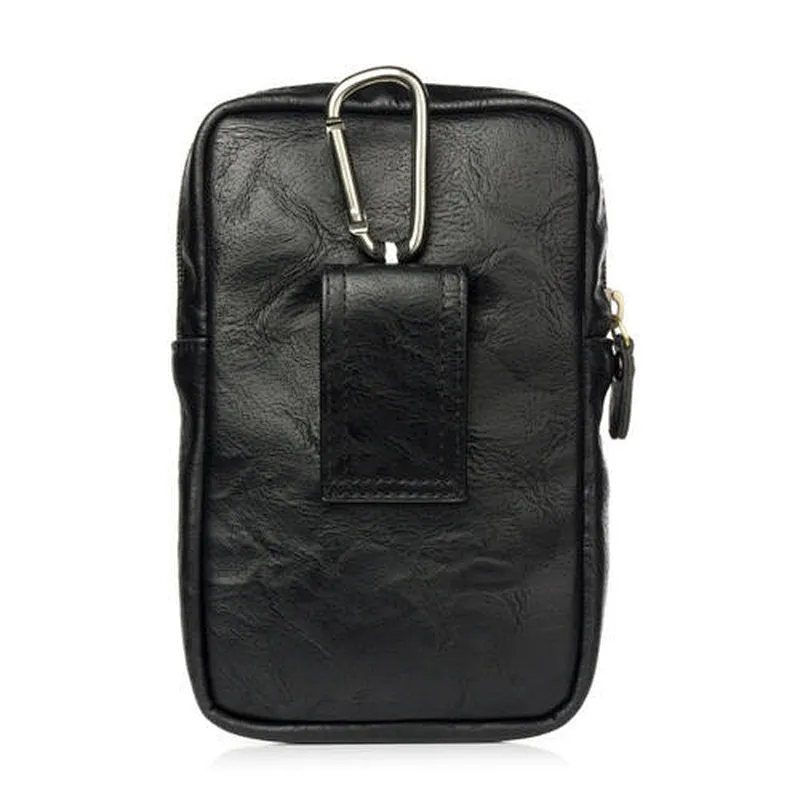 Phone Magnetic waist Belt Pouch Zipper  For Universal 6.5 inch Mobile Phones