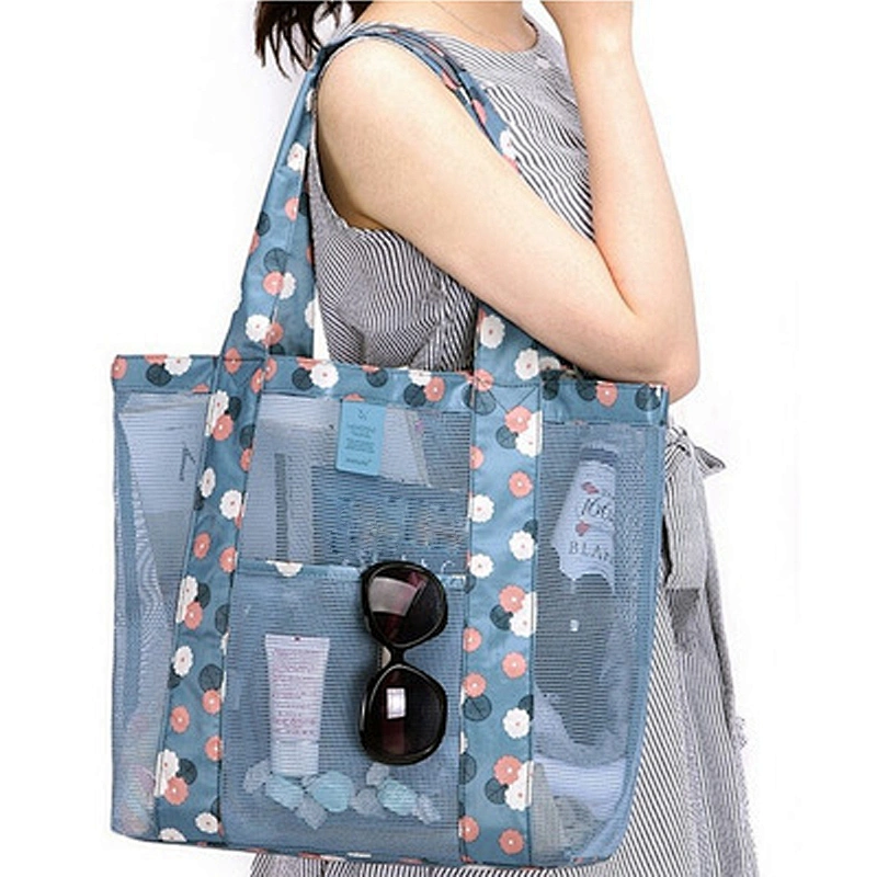 Eco-friendly beach bag tote beach tote bag beach bag with logo for outdoor travel or storage clothes