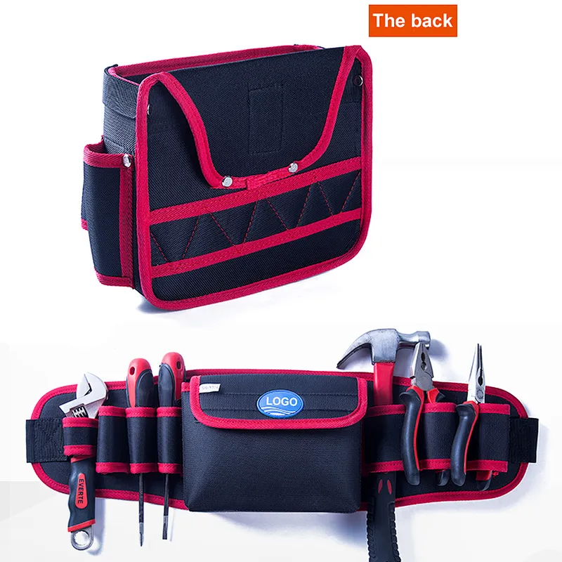 Electrician's carpenter scaffolding gardening waist tool bag belt pouch