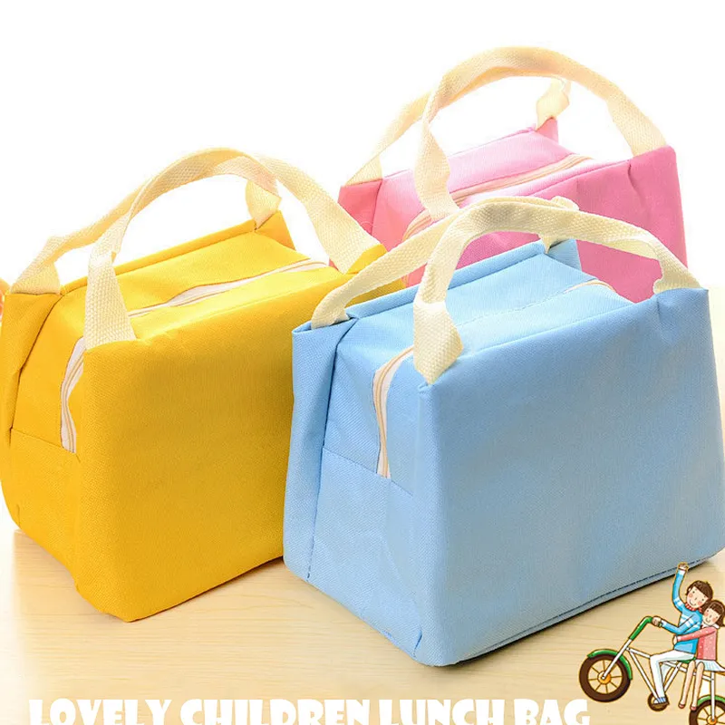 Promotional custom school kids children child thermal lunch picnic bag