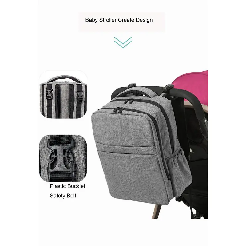 Candy Colors Unisex Mother Backpack stroller diaper caddy bags Diapers Mum Bag Backpack