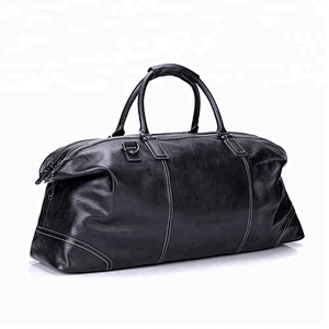 2019 New travel pouch High-end Real Leather Travel Luggage Bags Stylish Men's Duffle Bags