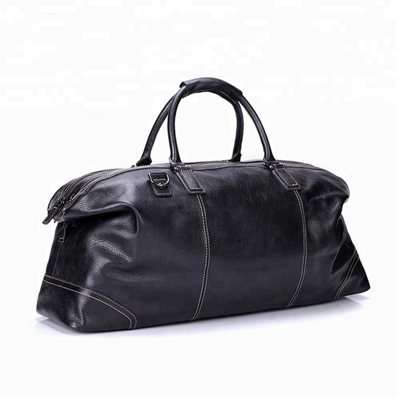 2019 New travel pouch High-end Real Leather Travel Luggage Bags Stylish Men's Duffle Bags