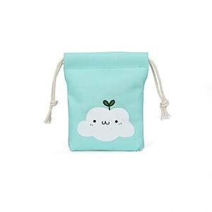 Fashionable cartoon pattern canvas backpack college student backpack for school or travel