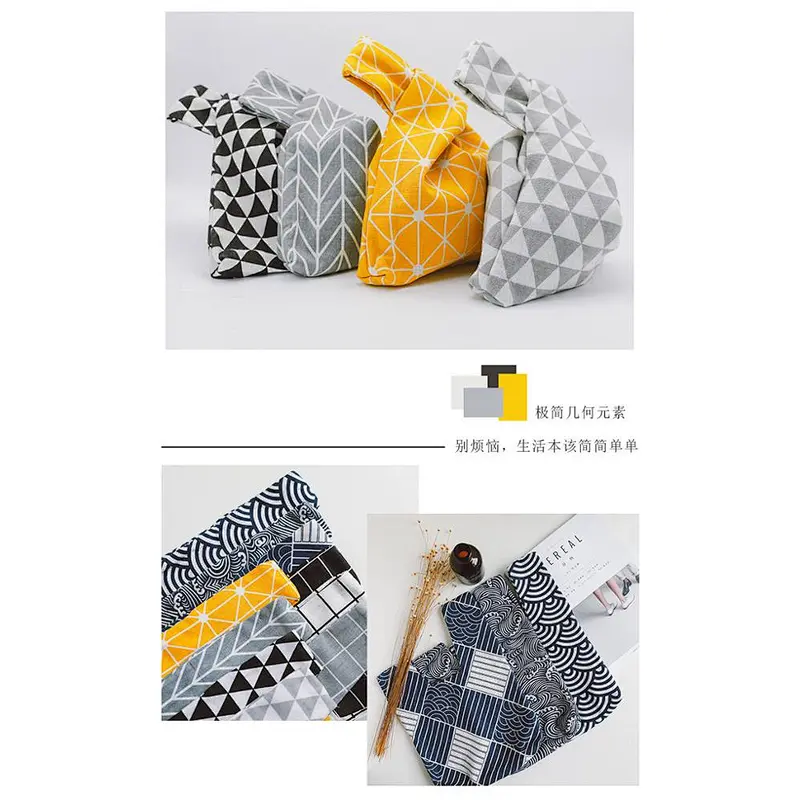 2019 elegant versatile fashion comfortable cotton wrist bag for women for shopping or daily used