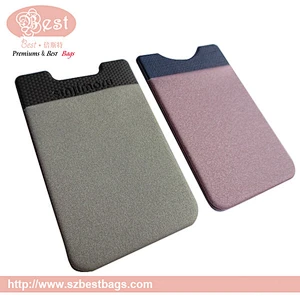 Self adhesive card holder/mobile phone card pouch