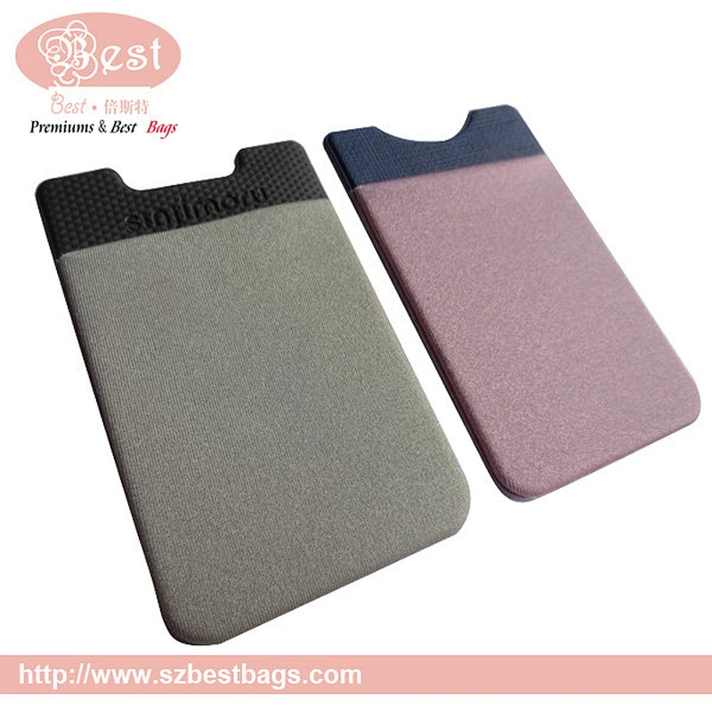 Self adhesive card holder/mobile phone card pouch