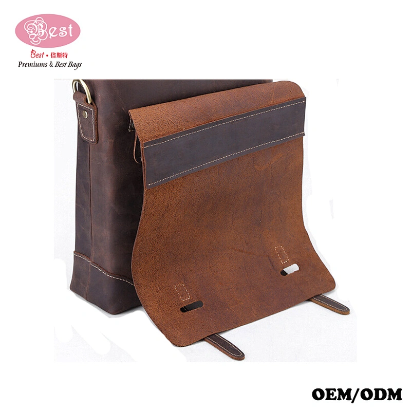 Classic Men's Business Briefcase Casual shoulder messenger bag cross body custom travel working gift daily