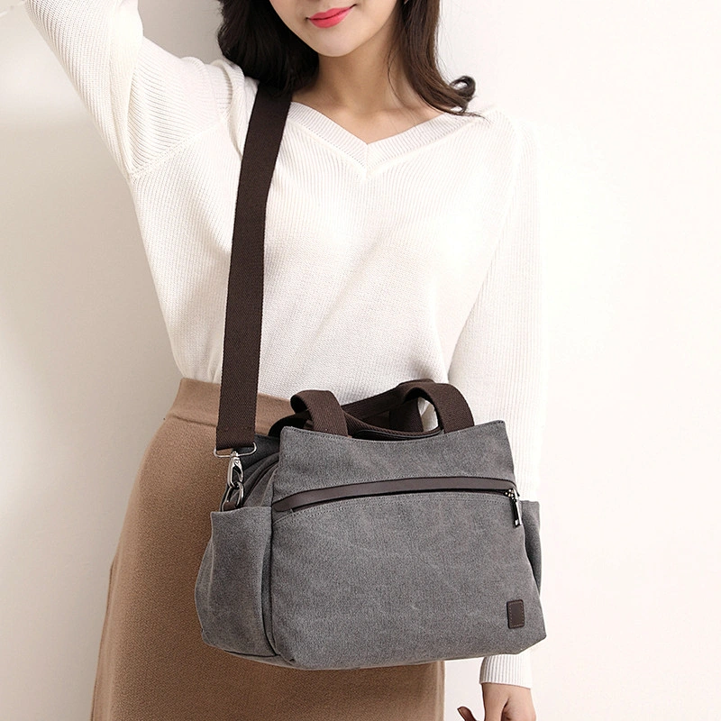 Shoulder Bag Canvas Large Tote Handbag Hobo Bags for School Office Travel Shopping