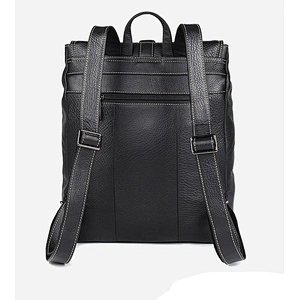 Handmade Premium Quality full-grain Real Leather Laptop Daily Leisure School Backpack for men