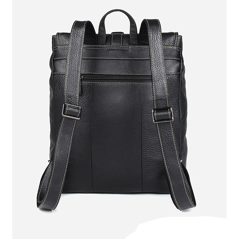 Handmade Premium Quality full-grain Real Leather Laptop Daily Leisure School Backpack for men
