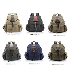 Amazon top sellers versatile large capacity durable canvas backpack for college students for outdoor sports or school