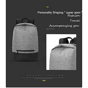 NEW Fashion School Bag College Youth Large Capacity Backpack with Charging USB port For Daily Life