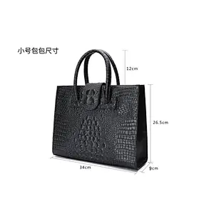 2019 new design stylish elegant classic alligator  chain evening handbag for feast or party