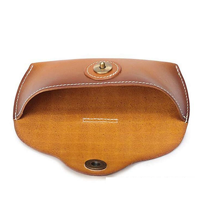 2020 Amazon top sellers stylish simple waterproof portable leather travel glasses case for travelling