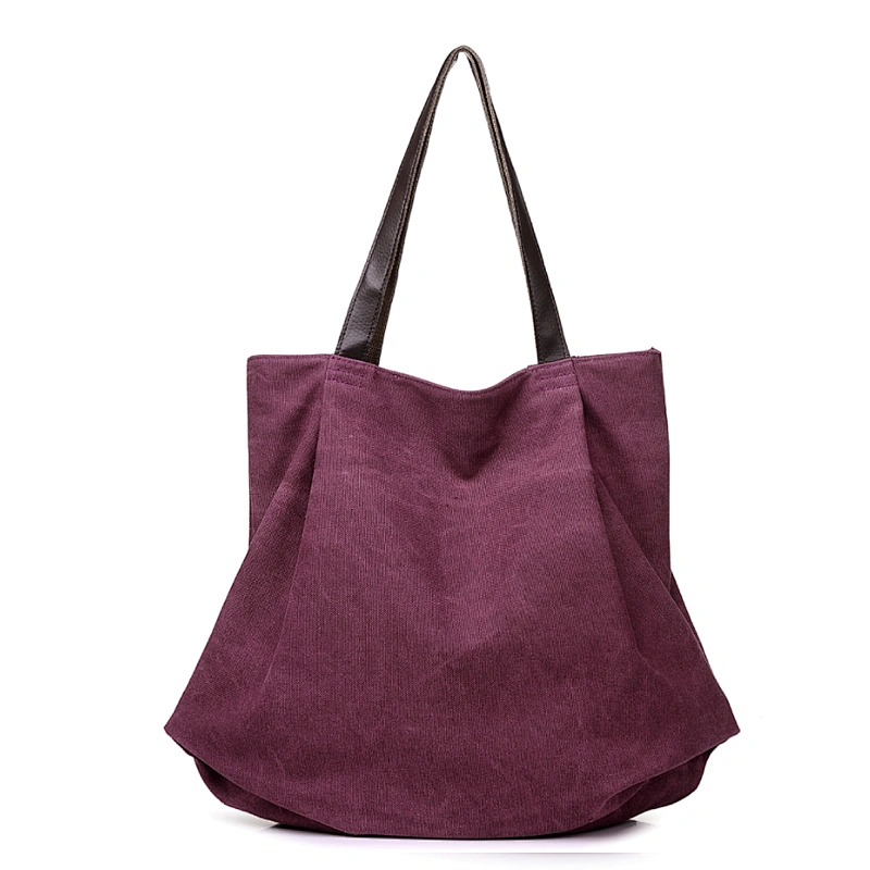 2020 famous brand practical elegent stylish reusable canvas shopping bag for shopping
