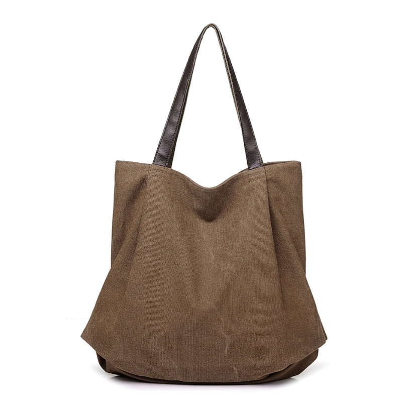 2020 famous brand practical elegent stylish reusable canvas shopping bag for shopping