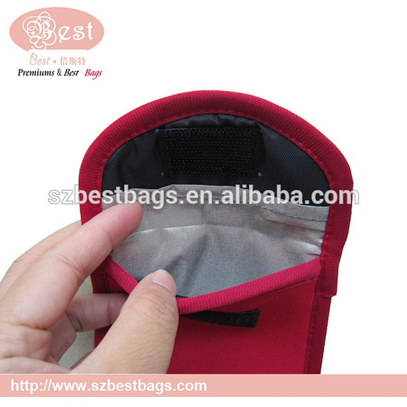 cell phone shoulder strap bags with anti radiation fabric