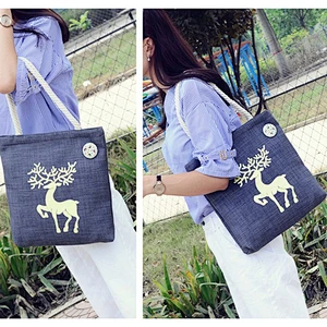 Reusable foldable personalized custom printed cotton canvas tote shopping bags