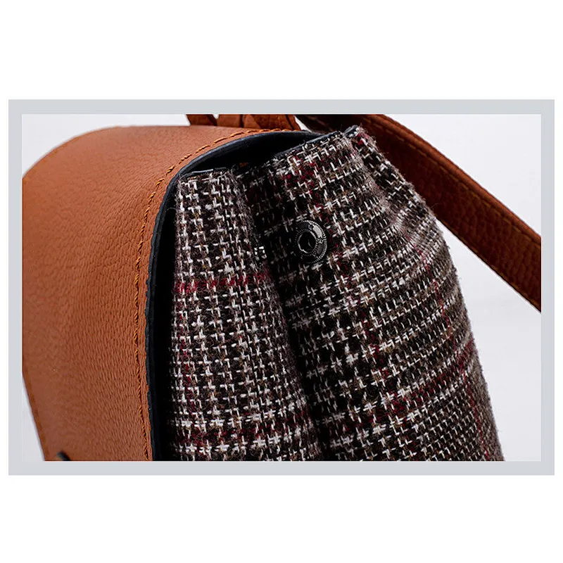 Fashion Lady PU Leather Travel Work School Bag Rucksack