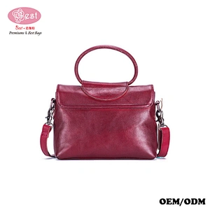 Factory Handmade Unique Branded Chic 100% Pure Leather Front Fringed Tote Bag Women Shoulder Bag