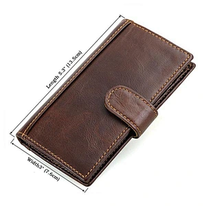 Hot Selling Fashionable Design High Quality Leather Wallet for Men