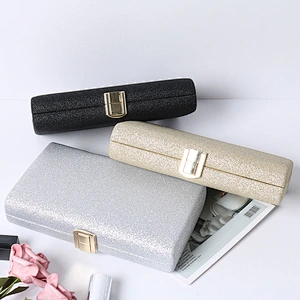 2019 New Fashioned Bag Ladies Paillette Handbag Clutch Dinner Bag with Glett Leather