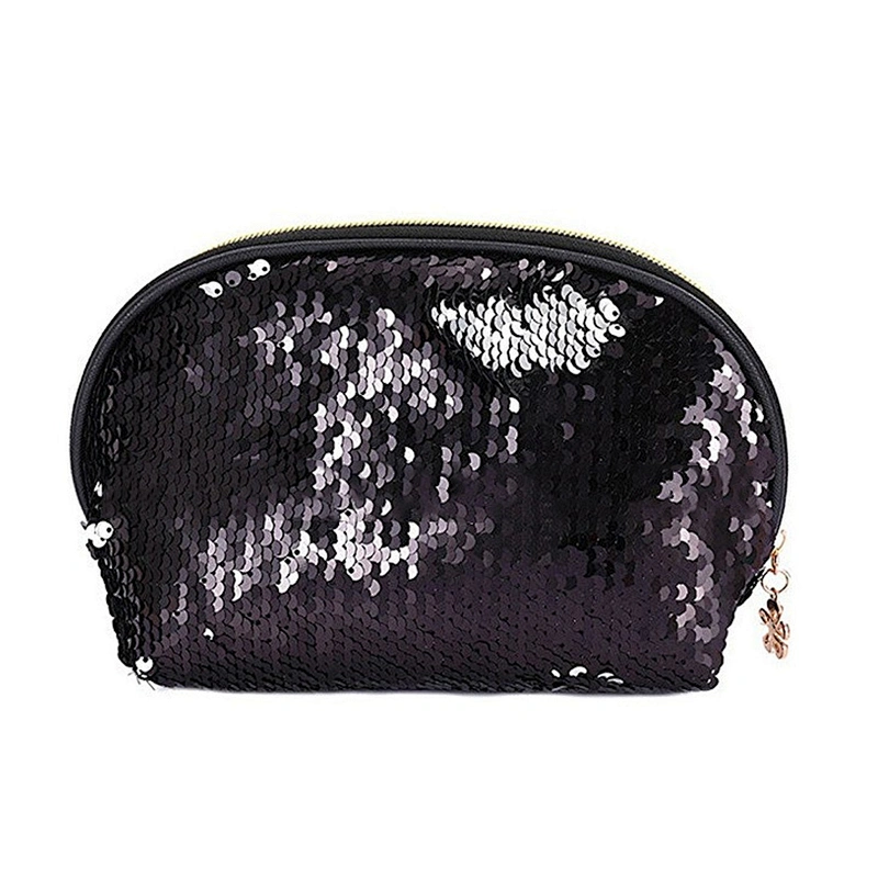Factory Direct Sale Multifunction Glitter Sequin Makeup Storage Clutch bag Customized Cosmetic Bag
