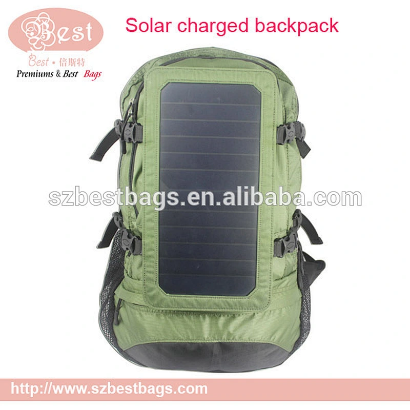 wholesale solar rechargeable backpack bag for charging