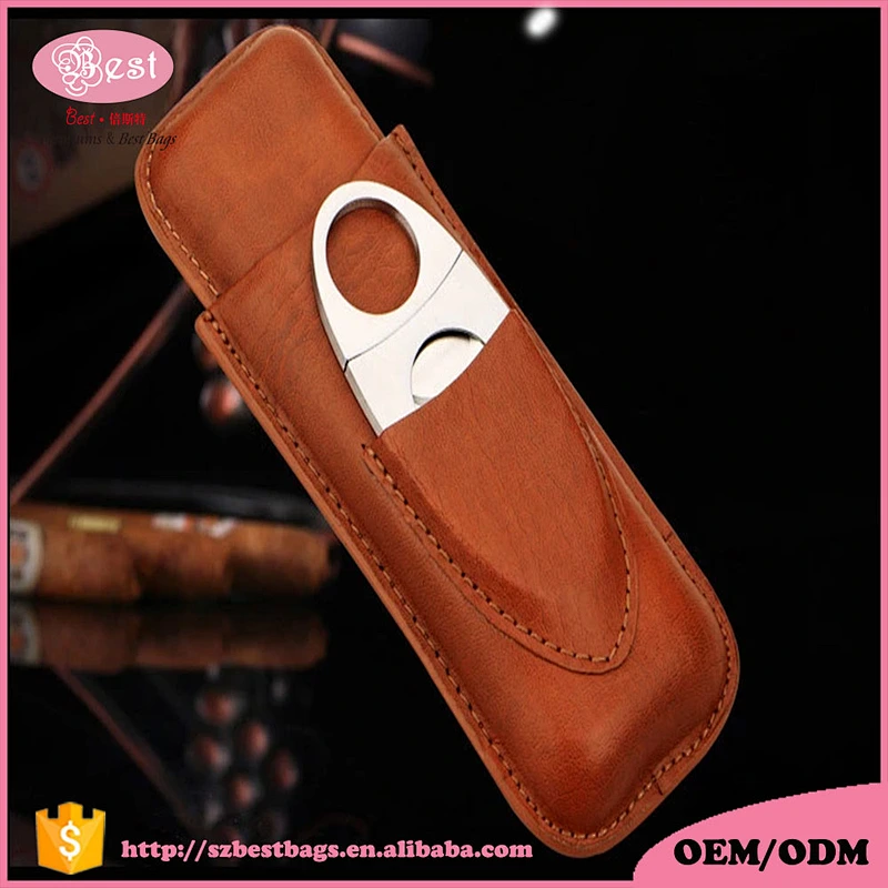 Hot selling new arrival genuine leather cigar case
