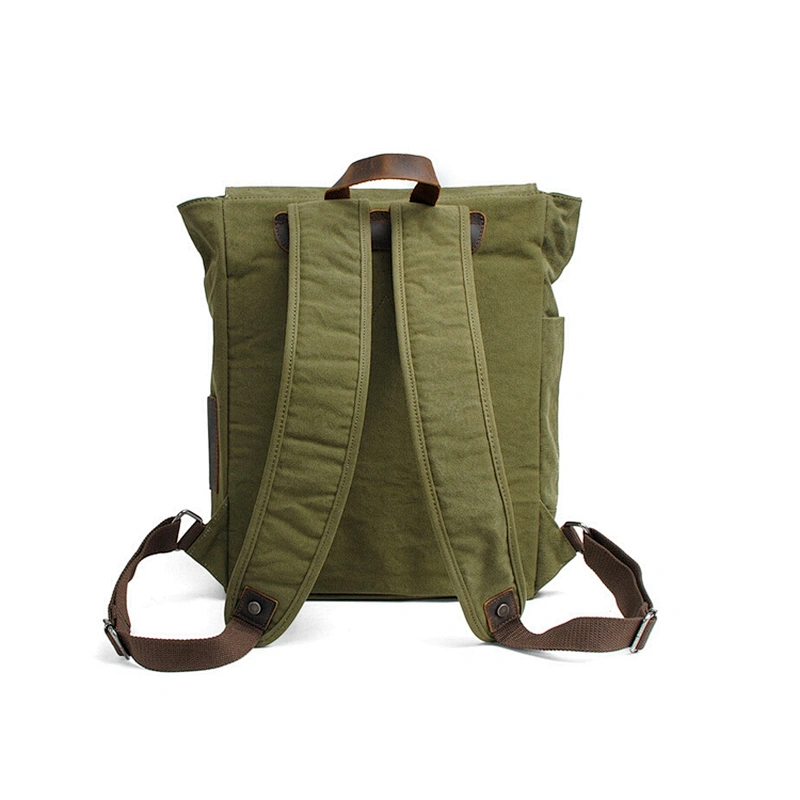 2019 vintage canvas backpacks school trendy travel bags students school china factory bags
