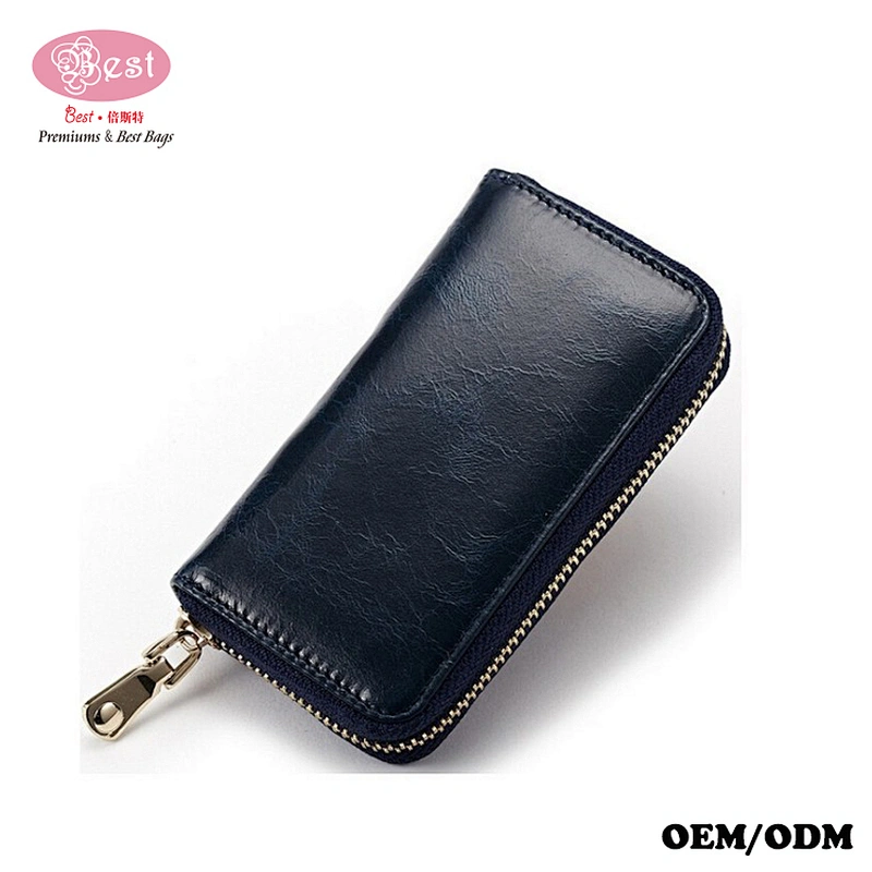 Drop Shipping Holidays Gift Vintage Real Leather Car Key Holder Wallet