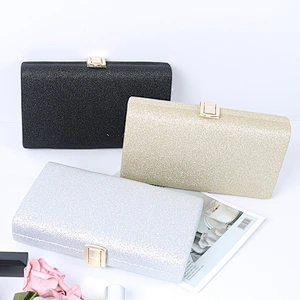 2019 New Fashioned Bag Ladies Paillette Handbag Clutch Dinner Bag with Glett Leather