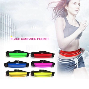 Running Belt Waterproof Running Waist Pack for Women and Men Fitness Workout Adjustable for iPhone Xs Max X 8 7 6 Belt Sport