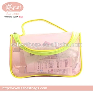 Waterproof Makeup Bag Clear makeup cosmetic case bag cosmetic bag travel cotton cosmetic bag