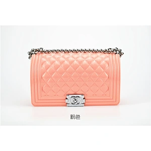 ladies korean style hand bag Women Fashion Silicon Jelly Crossbody Bag bolsas femininas Shoulder Bag with Chain