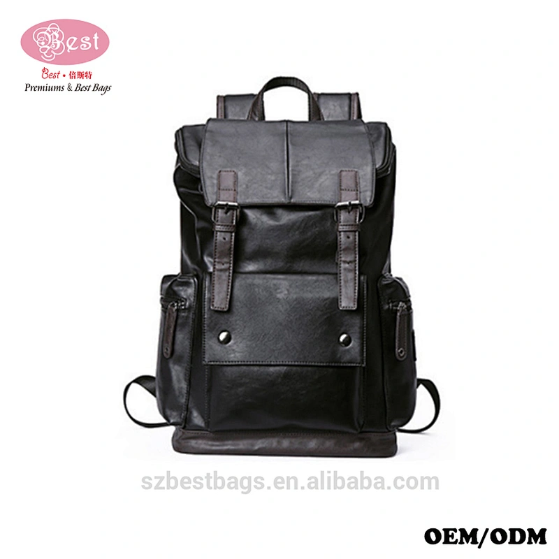 Hot sale Latest Leather Backpack Laptop Backpack Travelling Backpack for man