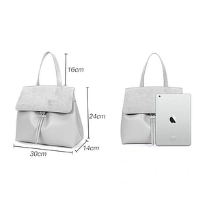 The Latest Design Ladies Tote Bag Handbag Cowhide Leather Stylish Oversize Lady Bag Famous Brand Designer Handbag