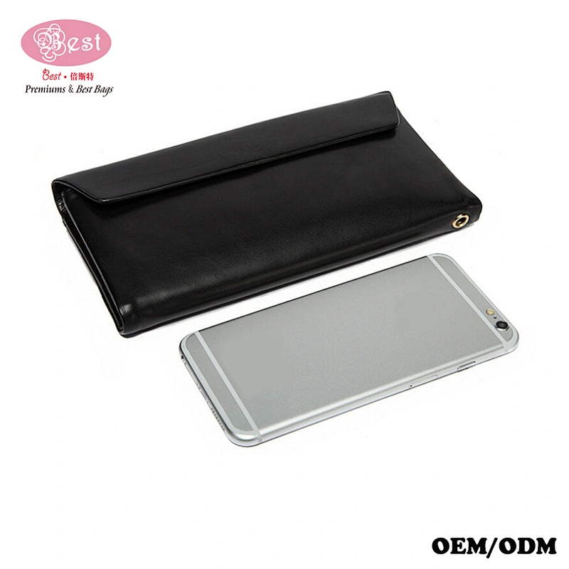 Leather Handbags Cowhide Leather Phone Bags Long Wallet Purse for Men and Women
