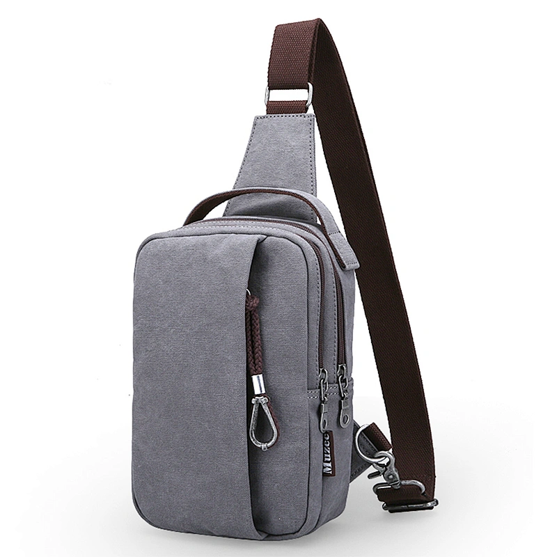 China branded men travel canvas satchel crossbody messenger sling bag