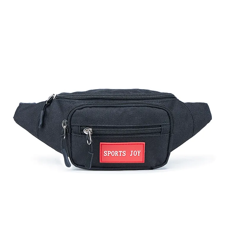 Custom fashion travel sports waterproof large capacity men and women belt bag hip bum fanny pack waist bag