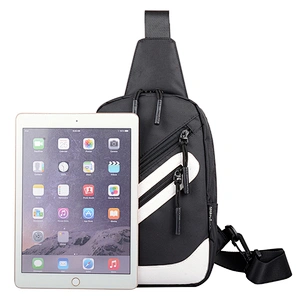 Teenagers nylon messenger bag usb satchel small crossbody bag