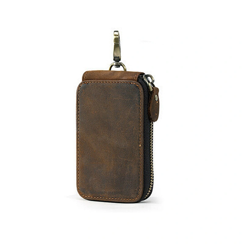 Universal Vehicle Car Smart Key Case Remote Fob Case Holder Keychain Ring Case Bag