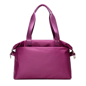 2019FW Ladies Soft nylon Leather Hobo Handbag Tote Shoulder Bag Leisure Daily Bag