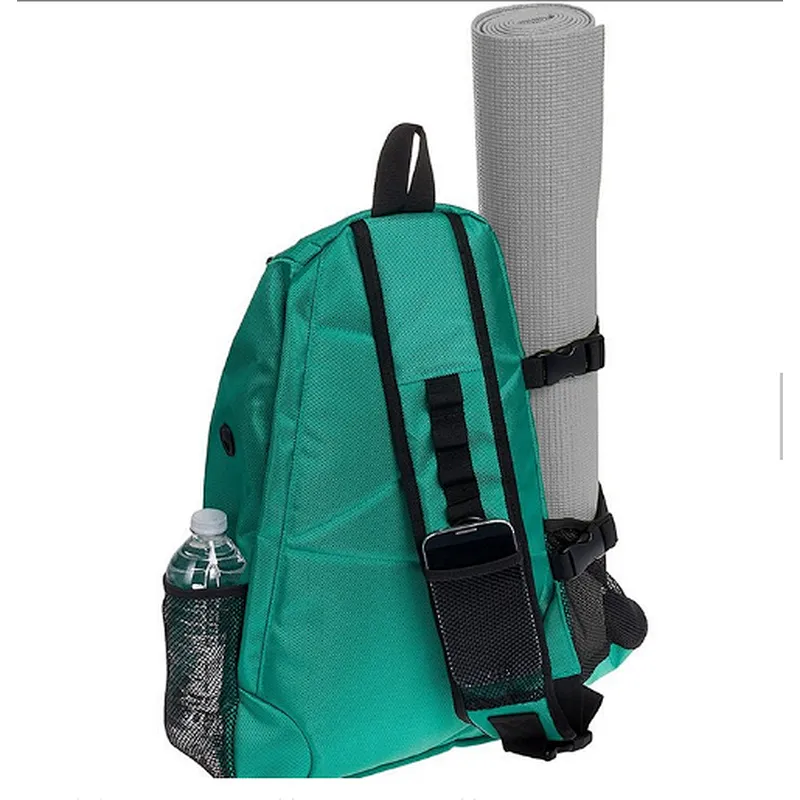 One shoulder strap yoga bag sling backpack