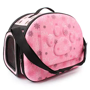 Customized collapsible cloth dog packs cat sling carrier pet sleeping shoulder bag