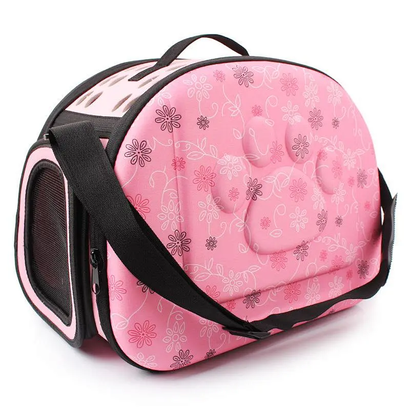Customized collapsible cloth dog packs cat sling carrier pet sleeping shoulder bag