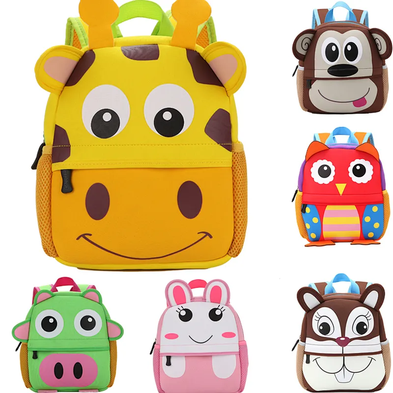 Kids waterproof backpack custom schoolbags children creative small comic book bags